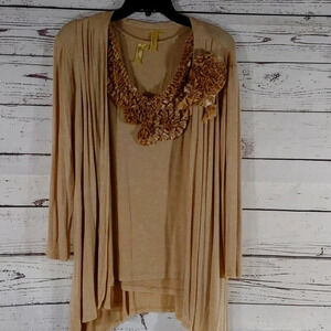 Women's Top and cardigan set